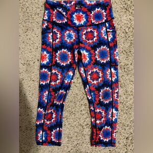CVG Patriotic Tie Dye Leggings